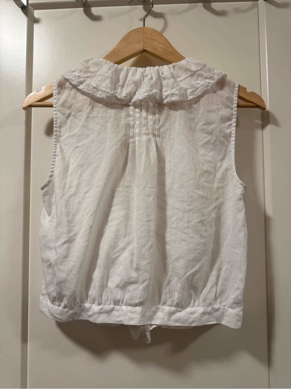 Doen Hallette Ramie Top Salt Size S - Picture 7 of 7